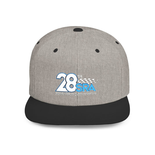 28th Scale Racing Association Flat Bill Snapback Hat