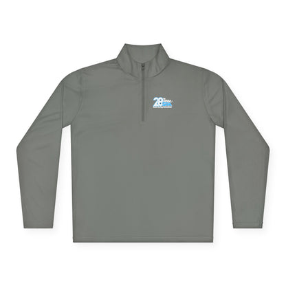 Unisex Quarter-Zip Pullover - Comfortable Performance Wear with 28 Logo