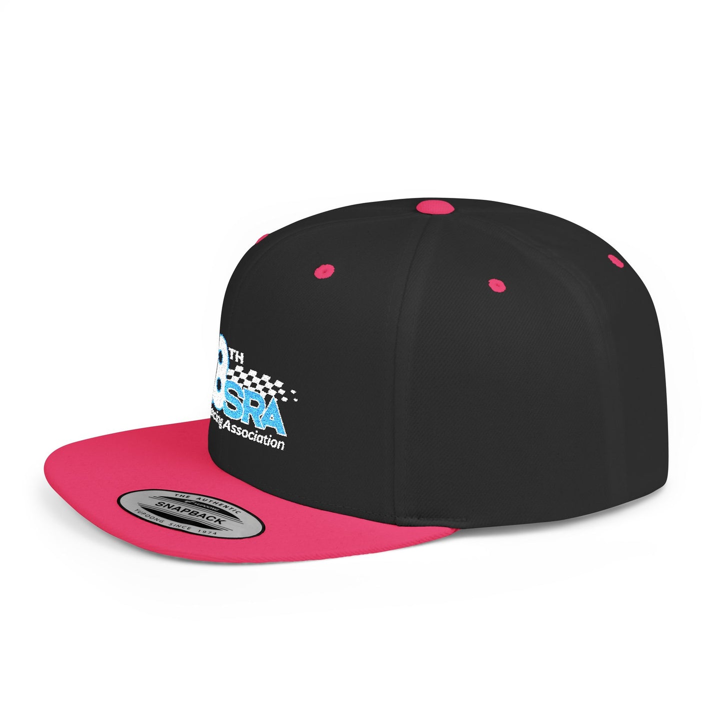 28th Scale Racing Association Flat Bill Snapback Hat