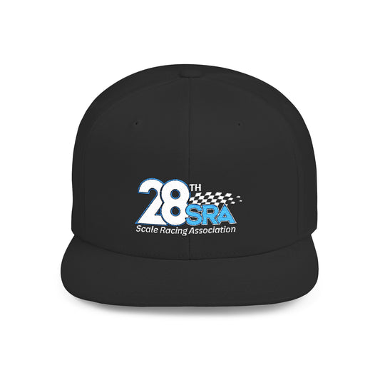 28th Scale Racing Association Flat Bill Snapback Hat