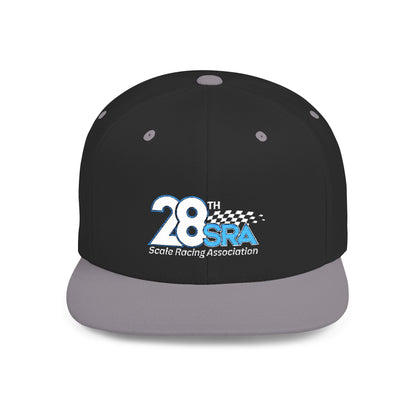 28th Scale Racing Association Flat Bill Snapback Hat