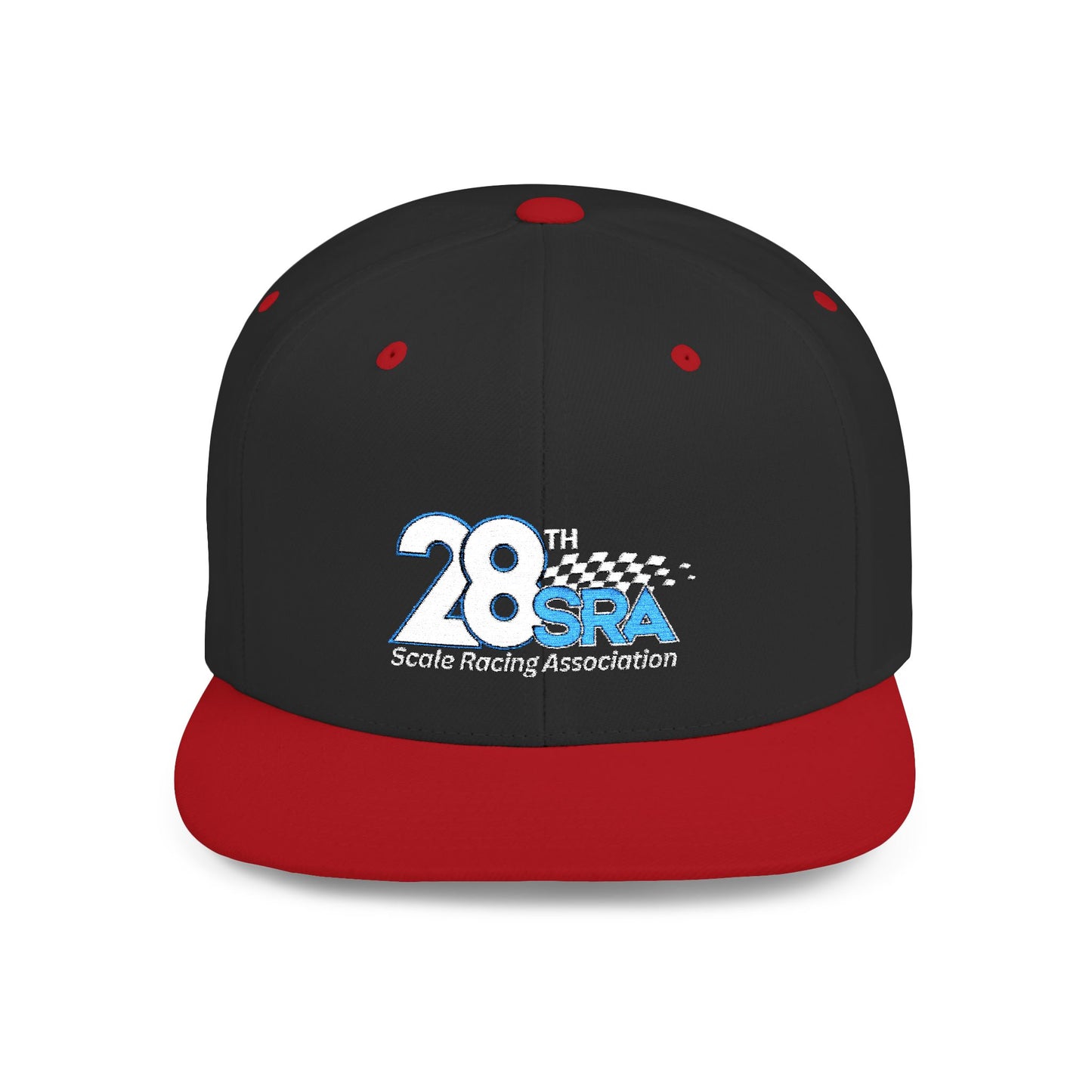 28th Scale Racing Association Flat Bill Snapback Hat