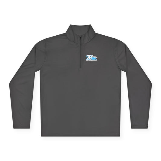 Unisex Quarter-Zip Pullover - Comfortable Performance Wear with 28 Logo