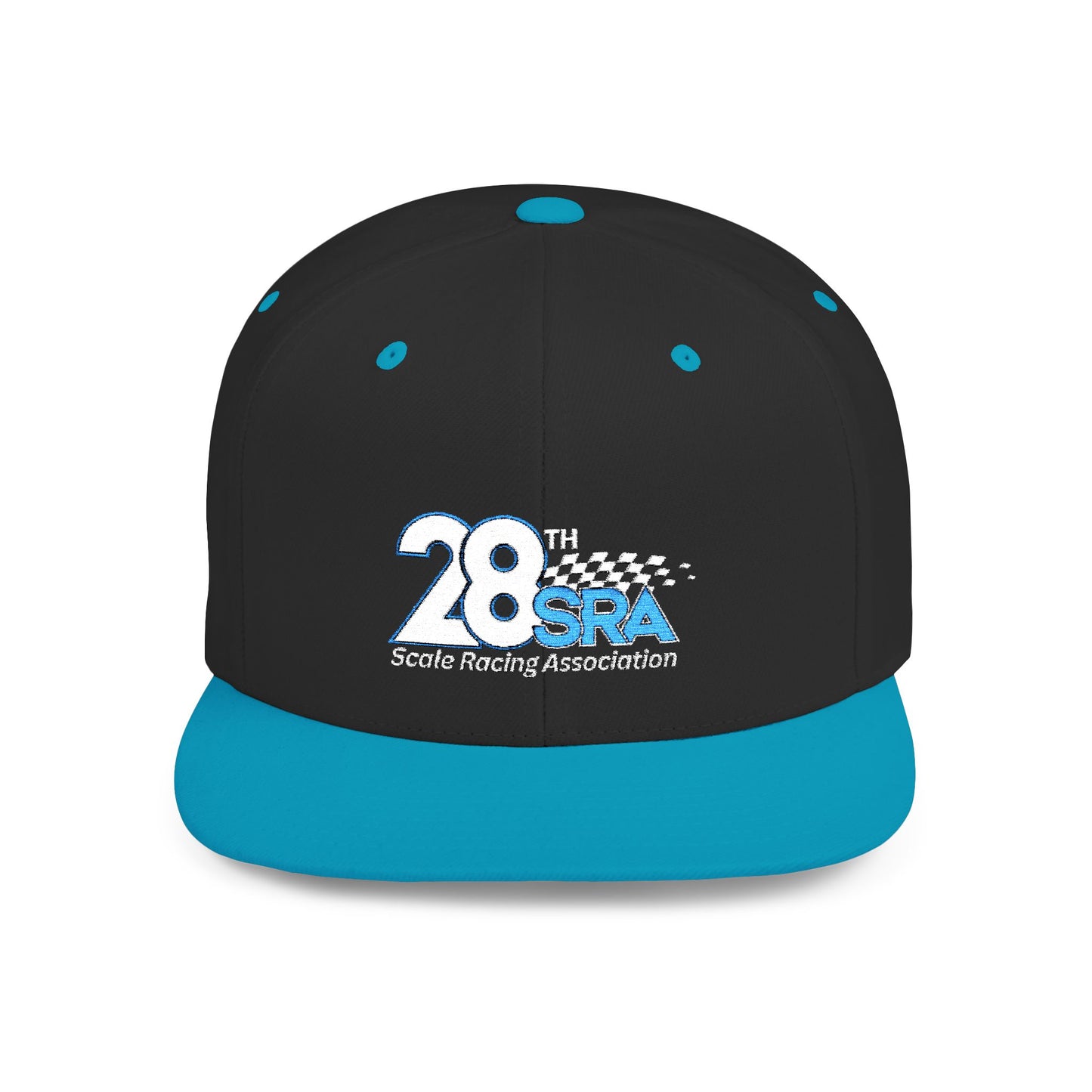 28th Scale Racing Association Flat Bill Snapback Hat