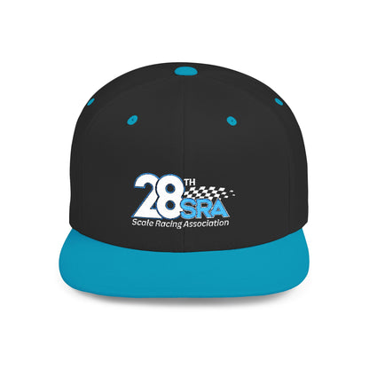 28th Scale Racing Association Flat Bill Snapback Hat