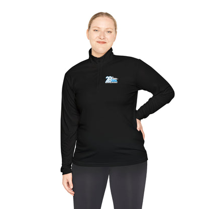 Unisex Quarter-Zip Pullover - Comfortable Performance Wear with 28 Logo